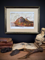 Pejzaż z zamkiem Drachenfels, format A4 (PE.Z1.M) - obrazek 4