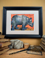 Nosorożec, format A4 (Z1.M) - obrazek 3